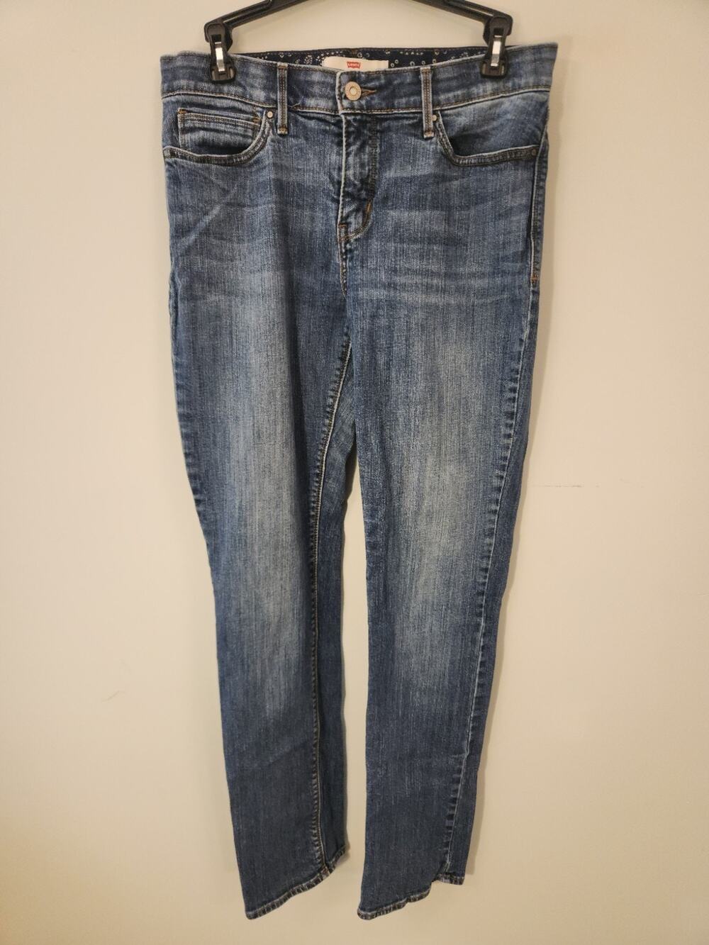 Levi's 525 Perfect Waist Jeans Womens 8 M (29 x 30) Blue Whiskers
